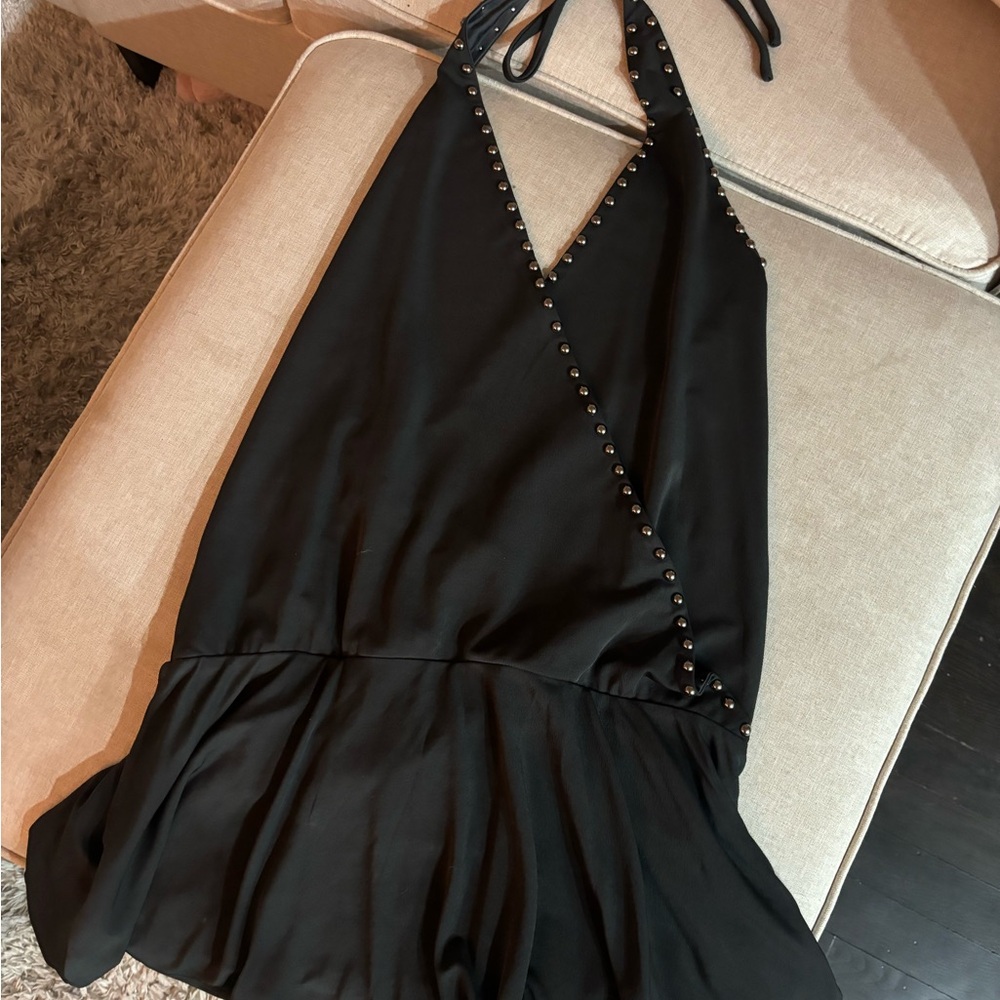 White Fox Boutique Charcoal Dress